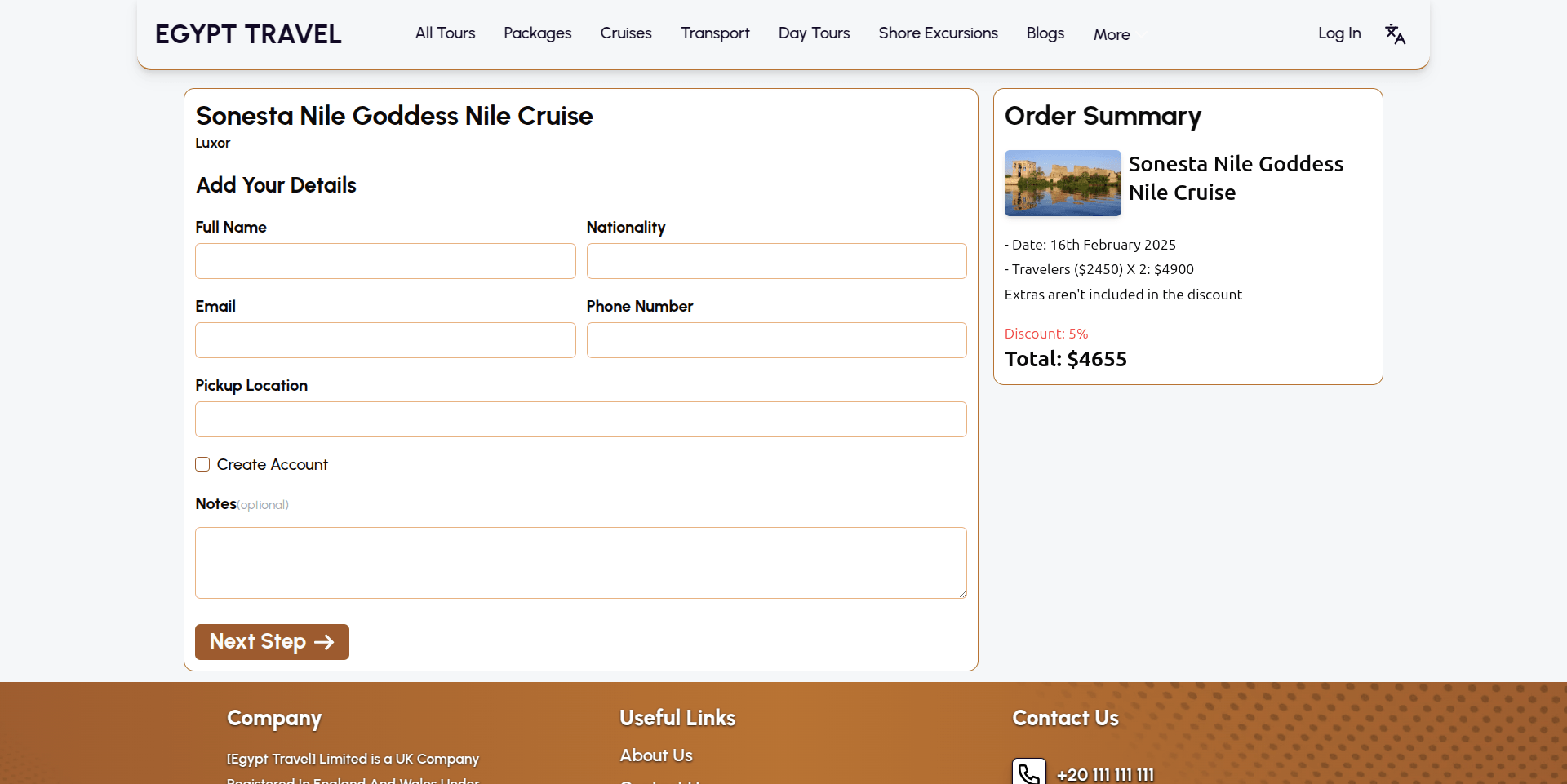 Egypt Travel Showcase screenshot 4