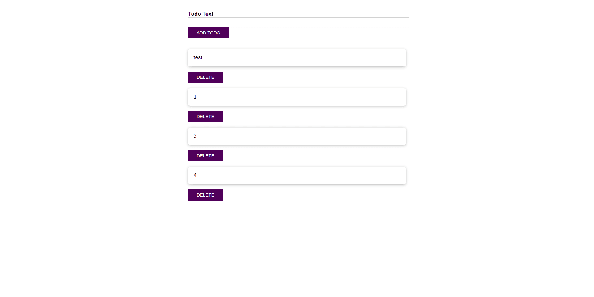 React Typescript ToDo