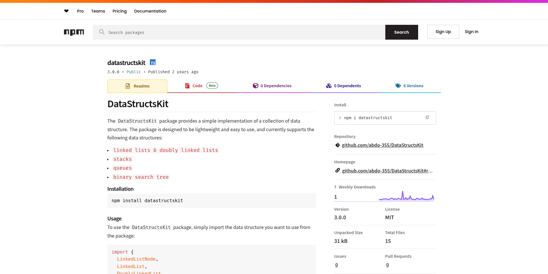 Data Structures Toolkit screenshot 1