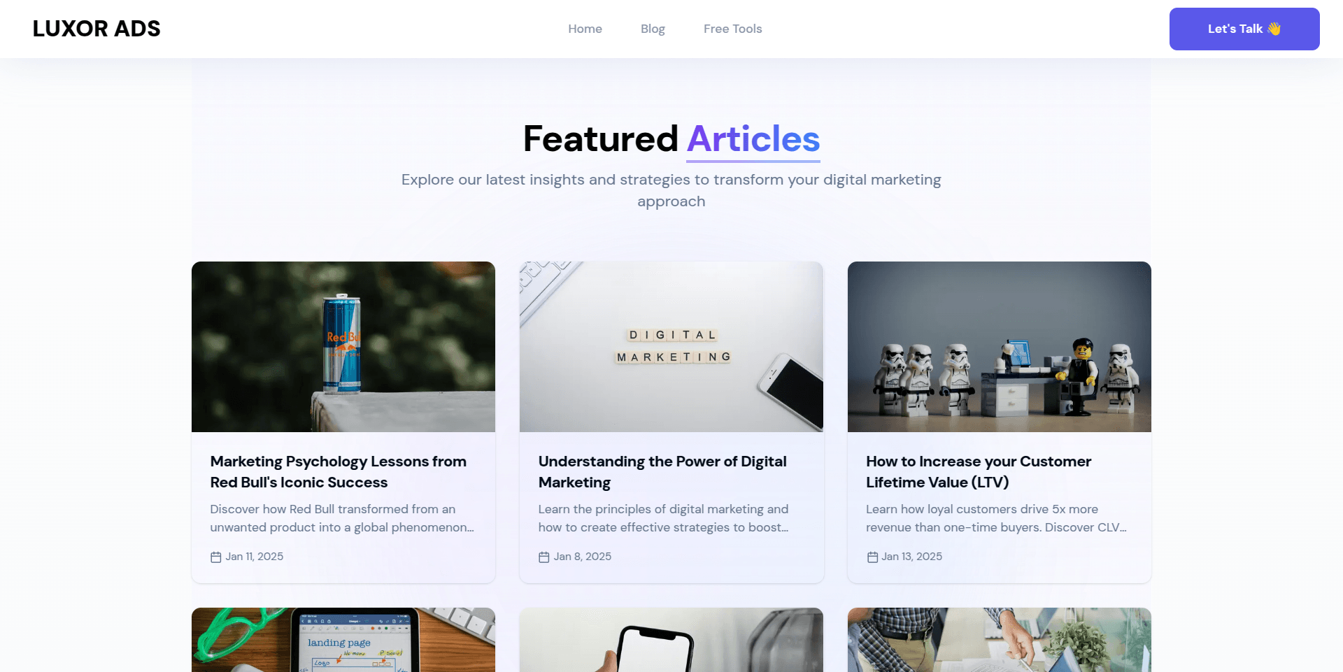 Luxor Ads Marketing Agency screenshot 2